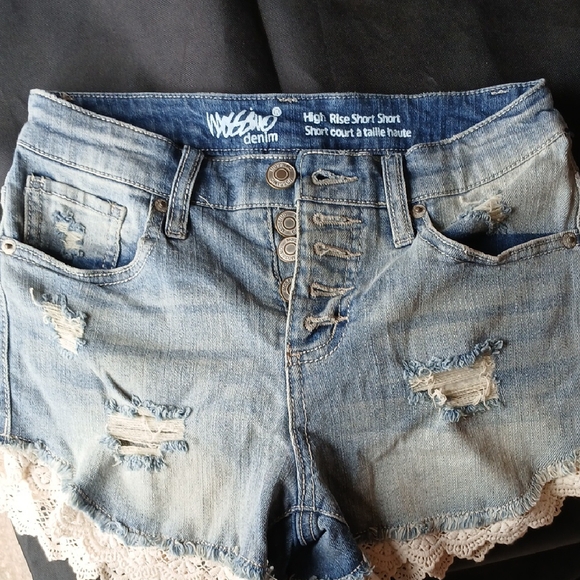 Wax Jean Pants - 🧡Mossimo Jean Women's Blue Denim Shorts